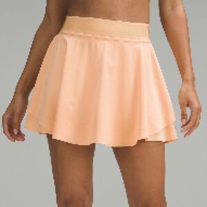 Lululemon Court Rival Skirt in Summer Glow Size XS